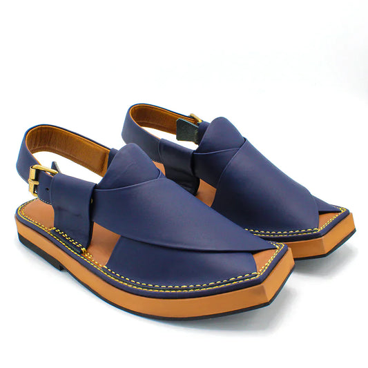 Kaptaan Zalmi Chappal Dark Blue