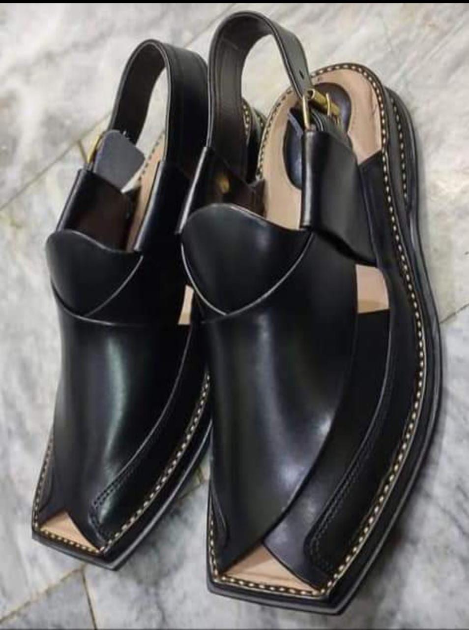 Black zalmi Chappal