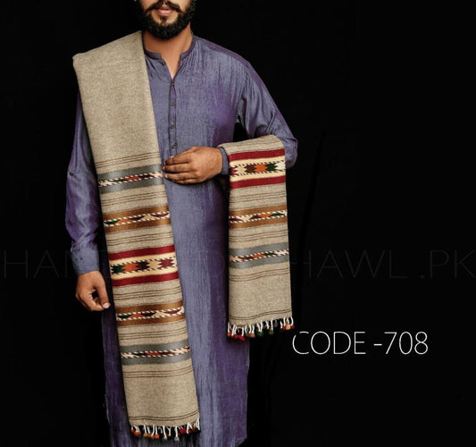 Austrilan wool Pure Wool handmade shawl Grey